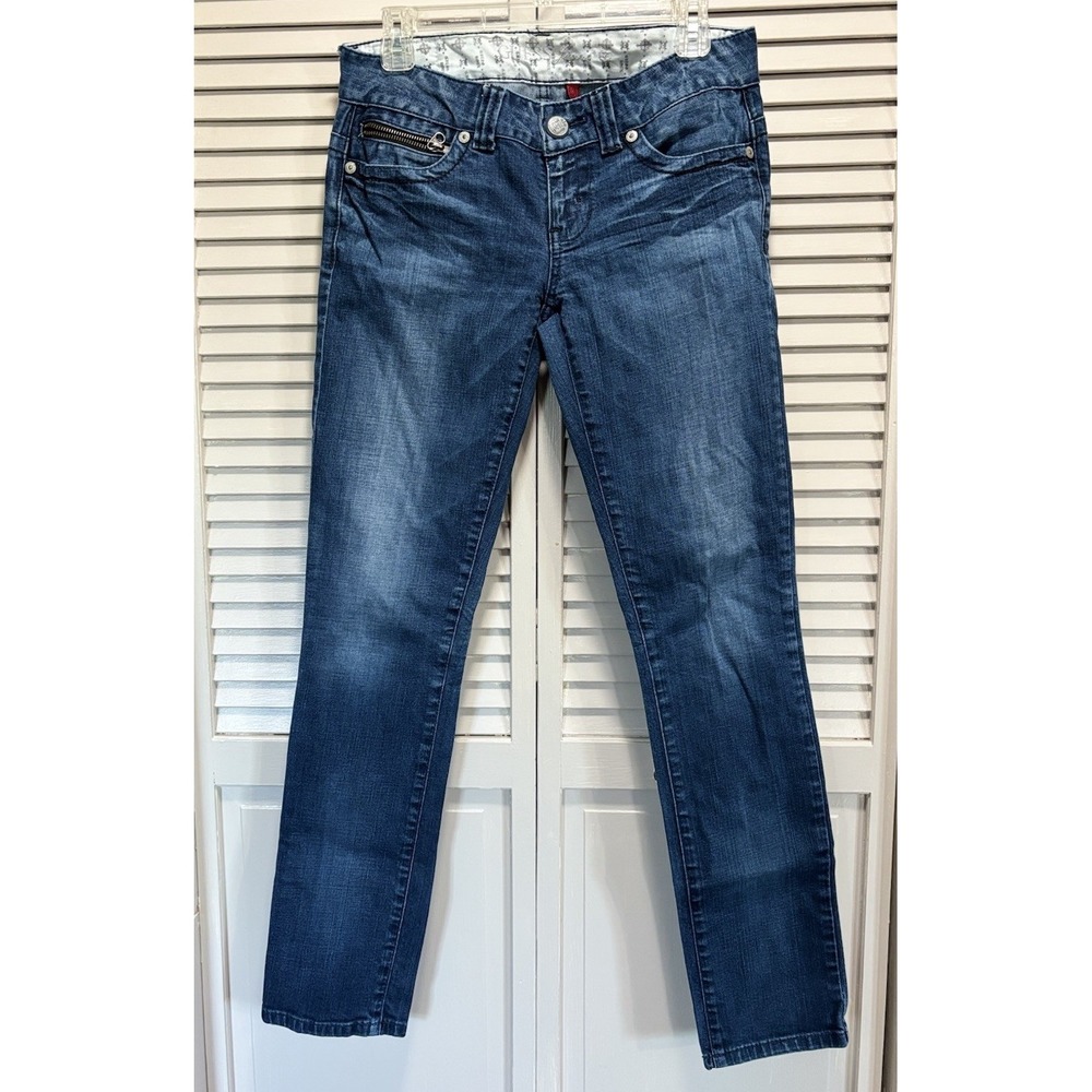 GUESS Women's Skinny Jeans in Medium Blue Wash